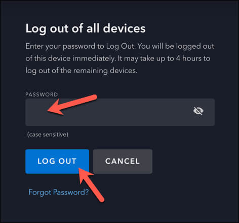Log Out of All Signed In Disney Plus Apps image 5