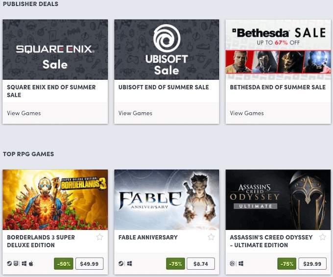 Humble Store image