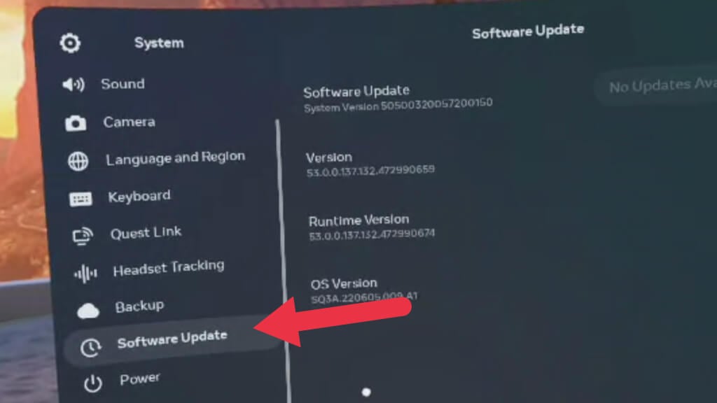 Update Your Oculus Quest 2 and Casting Device image 3